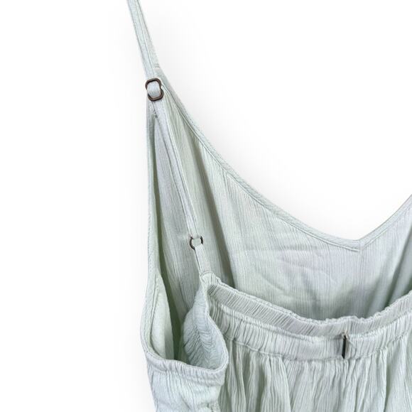 O’Neill Babydoll Top Womens XXL Mint Green Sleeveless Strappy V-Neck Boho Beach - Picture 5 of 9